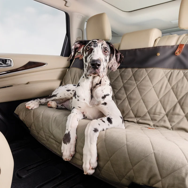 Cubre Asientos Capitoneado en Verde de PetSafe® - Happy Ride® Quilted Bench