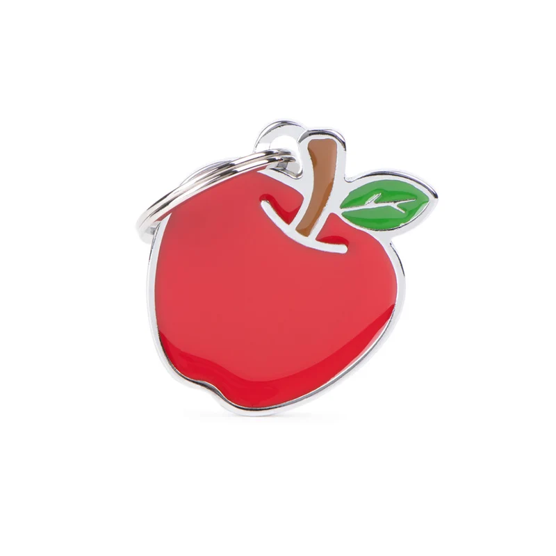 Placa ID en Forma de Manzana para Perros