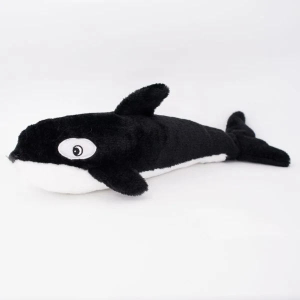 Orca de Peluche con Sonido al Agitar - Jigglerz Killer Whale
