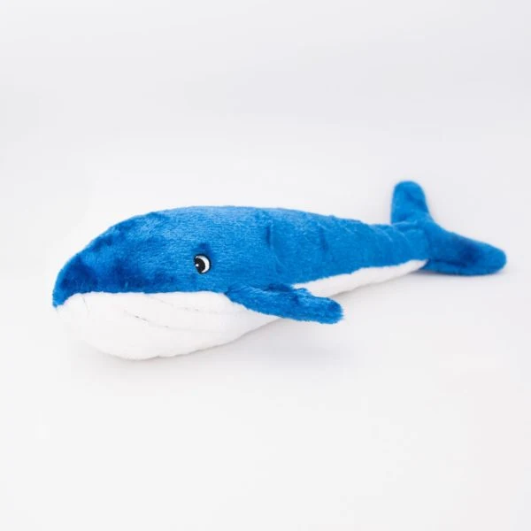 Ballena Azul de Peluche con Sonido al Agitar - Jigglerz Blue Whale