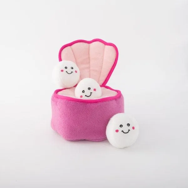 Perlas en Ostra de Peluche para Perros Zippy Burrow - Pearls in Oyster