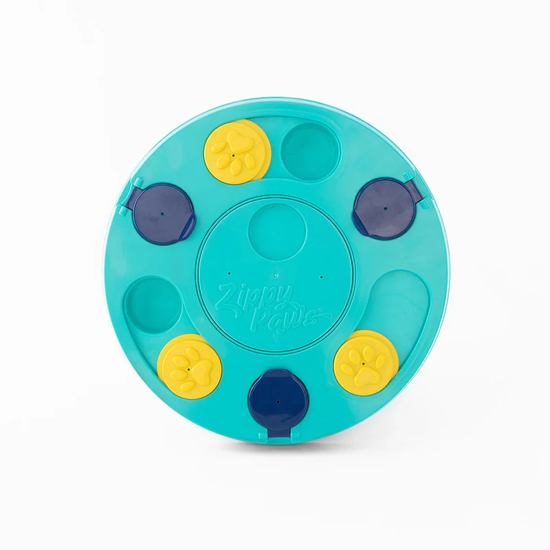Juguete Rompecabezas Dispensador para Perros - SmartyPaws Puzzler Teal de ZippyPaws