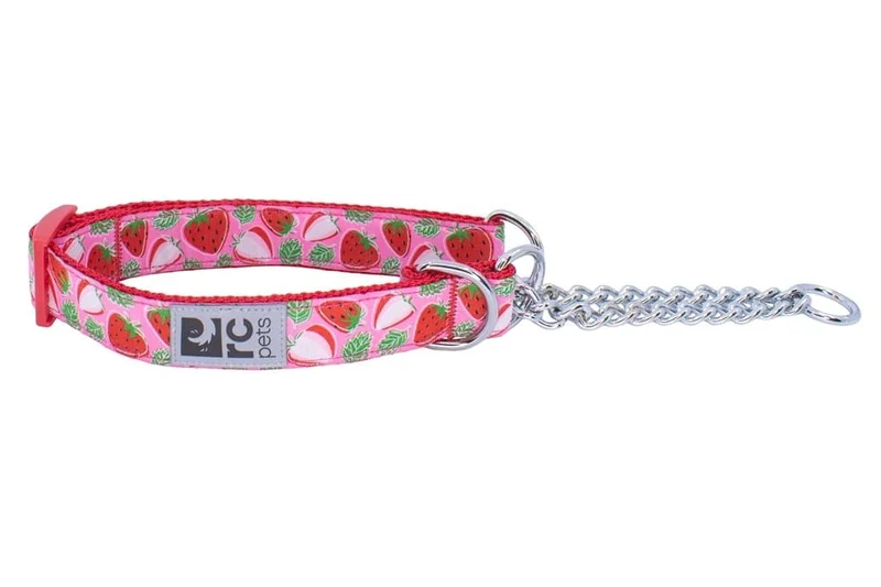 Collar de Entrenamiento Para Perros Martingale estilo Strawberries