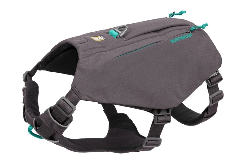 Pechera/Alforja Minimalista Switchbak en Gris (Granite Gray) de Ruffwear