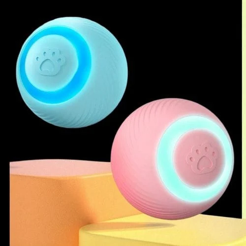 Pelota interactiva luminosa para gatos (con cargador USB incluido)
