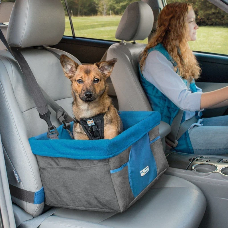 Canastilla Gris para Perro para el Auto Rover Booster Kurgo®