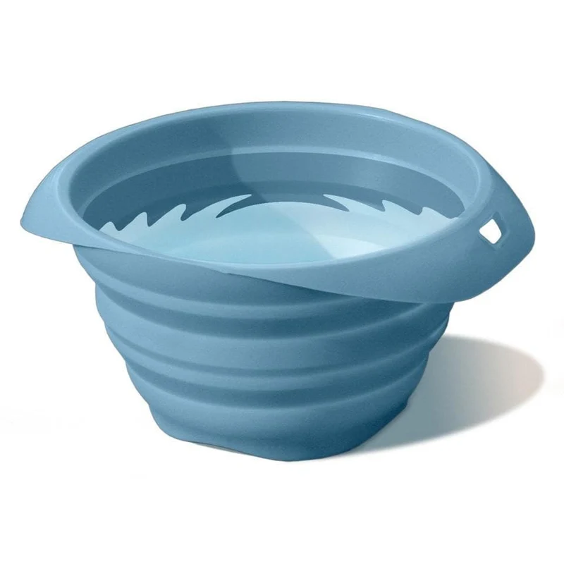 Plato Portatil Plegable Azul Kurgo Collaps a Bowl