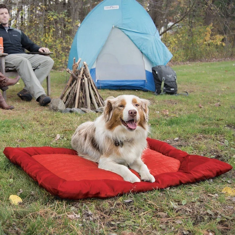 Cama para Perros Portable Wander Bed Roja de Kurgo®