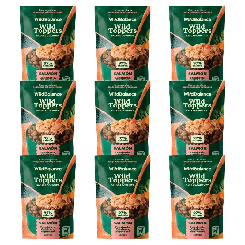 Wild Toppers Salsas Gourmet Salmón 9 x 85g