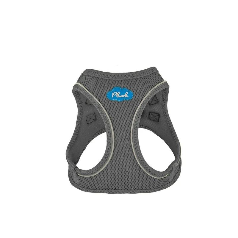 Plush Vest Air-Mesh Arnés/Pechera Para Perros Gris Tiburón