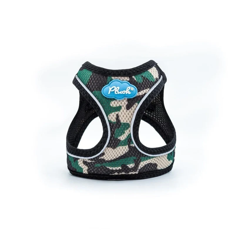 Plush Vest Air-Mesh Arnés/Pechera Para Perros Camuflaje