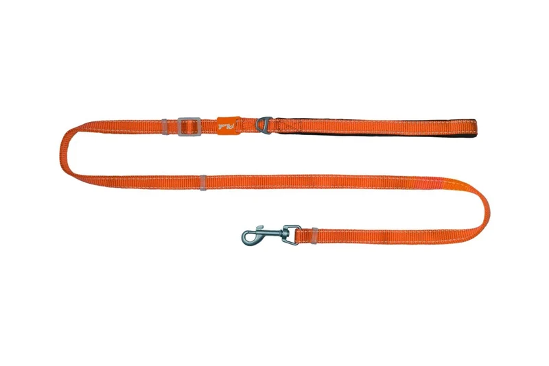 Correa Ajustable Naranja Para Perros Marca Plush