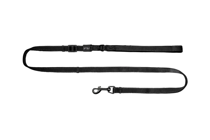 Correa Ajustable Negra Para Perros Marca Plush