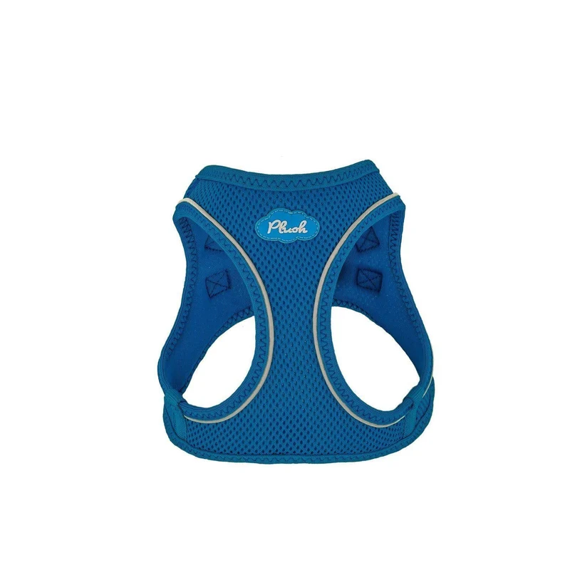 Plush Vest Air-Mesh Arnés/Pechera Para Perros Azul Fuerte