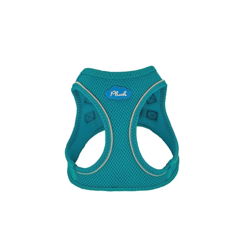 Plush Vest Air-Mesh Arnés/Pechera Para Perros Azul Aqua