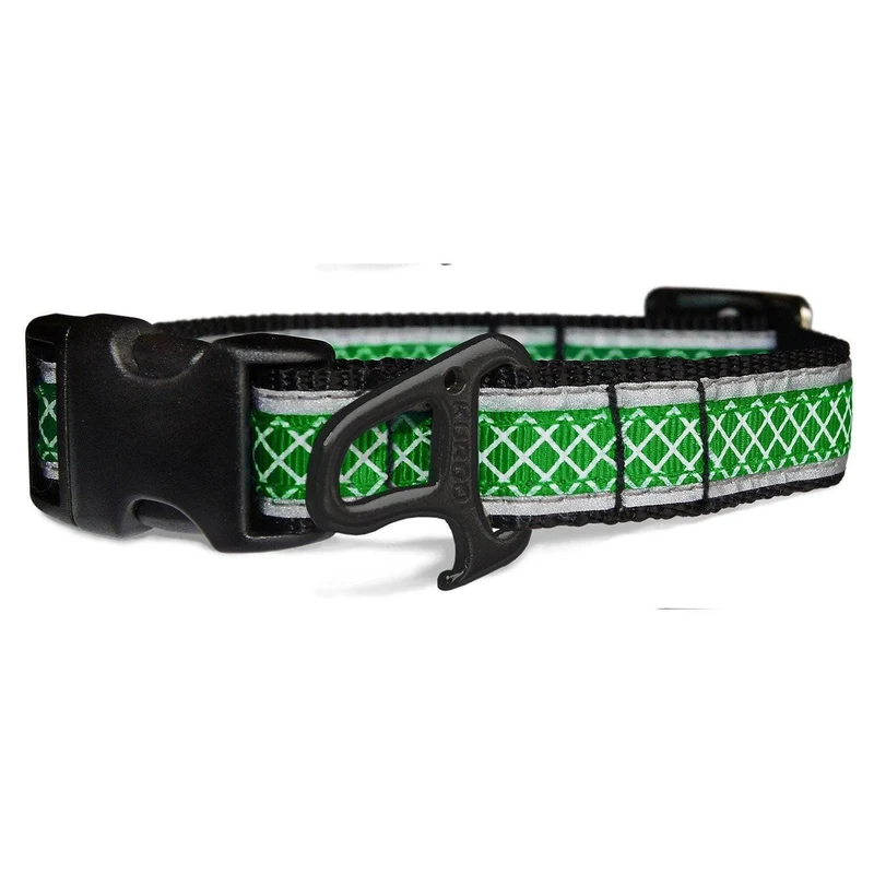 Reflective Wander Collar - Collar p/Perros Verde con Reflejante