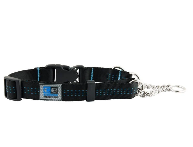 Collar de Entrenamiento Martingale Negro - Technika Quick Release Martingale