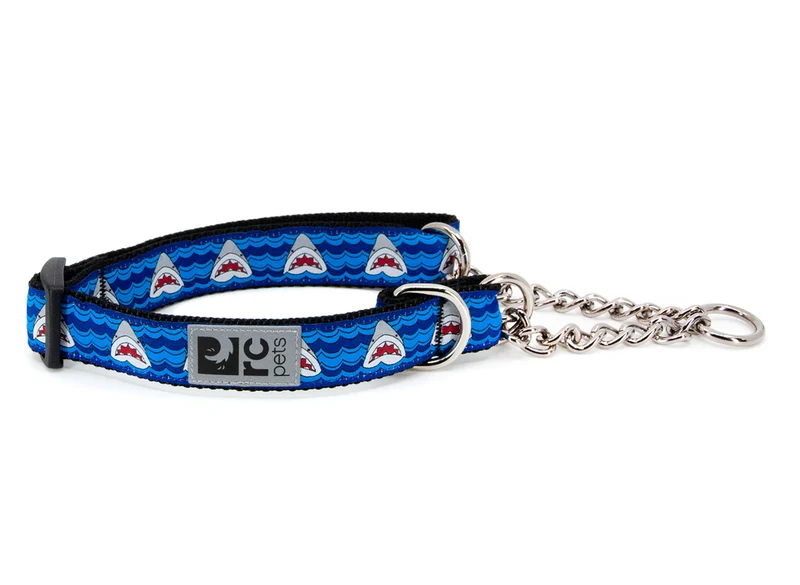 Collar de Entrenamiento Para Perros Martingale estilo Tiburon Al Ataque