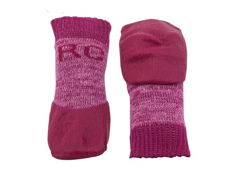 Sport PAWks Rosas - Calcetines / Botas para Perros (4 Calcetines)