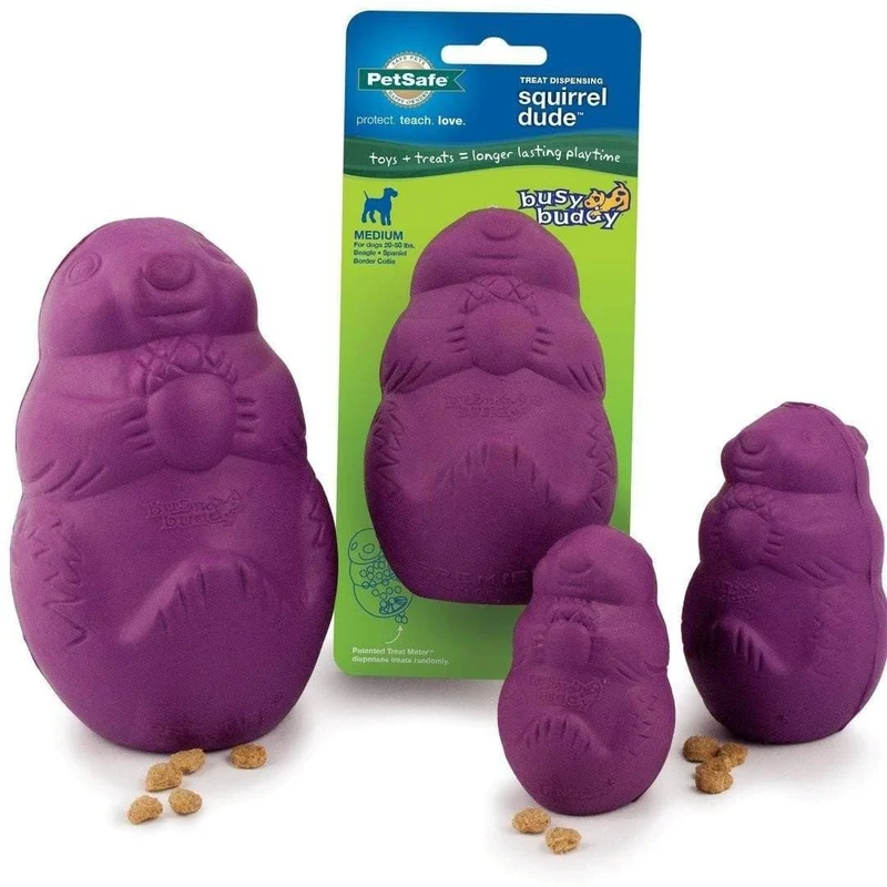 Juguete Para Perro Busy Buddy® Squirrel Dude (La Ardilla Amiga)