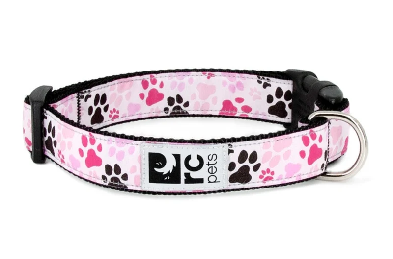 Clip Collar Para Perros Modelo Pitter Patter Pink
