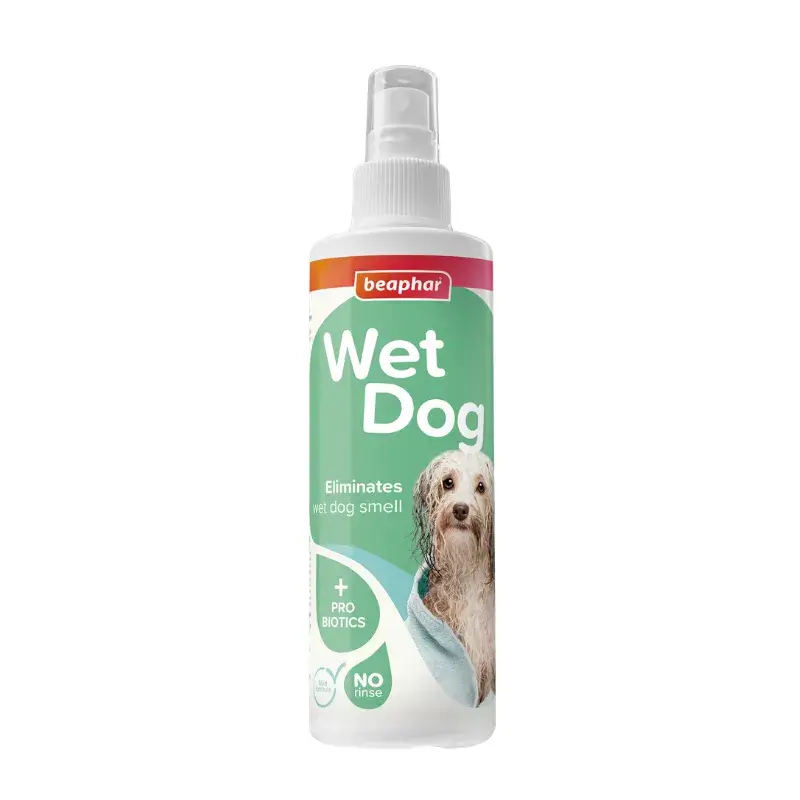 Beaphar Wet Dog Spray Anti Olor Perro Mojado, 250 ml