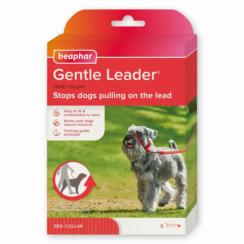 Beaphar Gentle Leader Tamanho S Vermelho, 1 peça