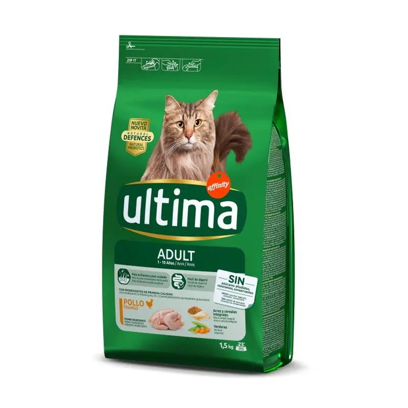 Ultima Pienso Cat Ad Frango, 1,5 kg