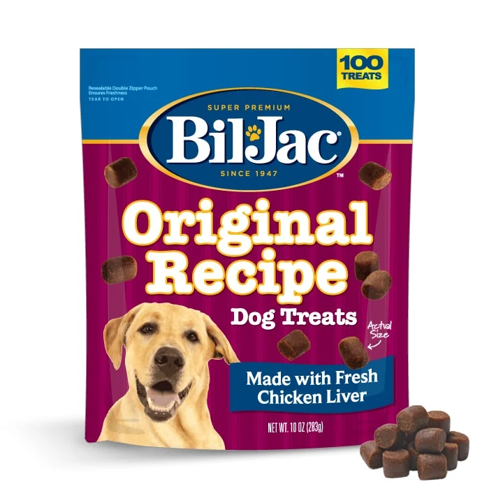Bil-Jac Original Recipe Premios de Hígado de Pollo para Entrenamiento para Perros de Bil-Jac