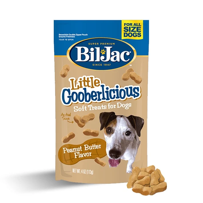 Little Gooberlicious Premios sabor Mantequilla de Maní para Entrenamiento para Perros de Raza Pequeña de Bil-Jac