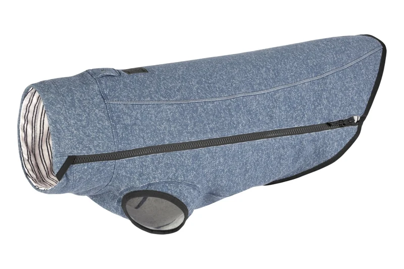 Hemp Hound Suéter de Punto para Perros en Azul Piedra (Slate Blue) de Ruffwear