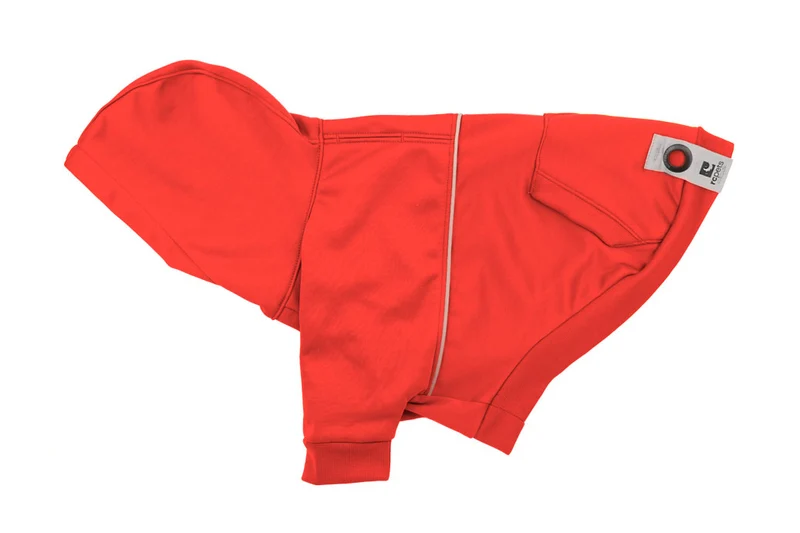 Hoodie para Perros y Gatos en Rojo - Sudadera con Gorro Repelente al Agua de RC Pets