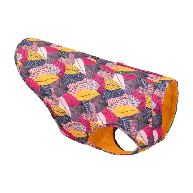 Chamarra Reversible Impermeable para Perro Festival de Otoño / Naranja