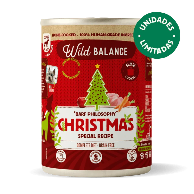 Lata de Comida Cocinada - Receta de Navidad de Wild Balance