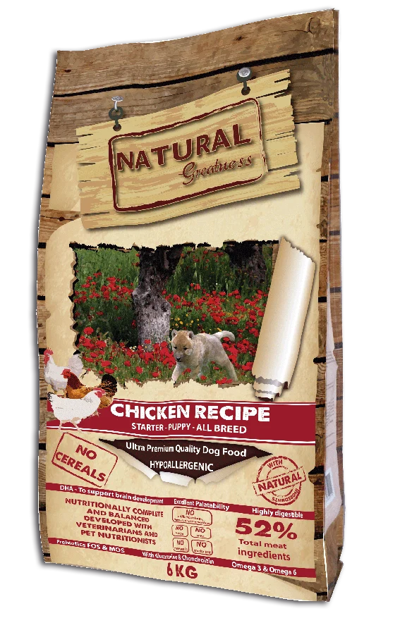 Natural Greatness Puppy Starter Pollo