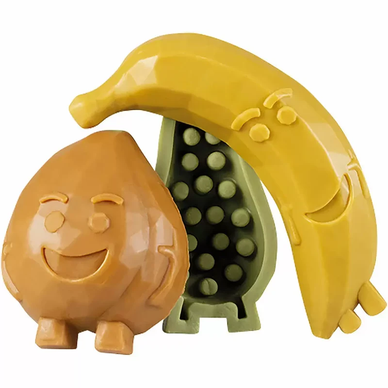 Snack dental de frutas para perros