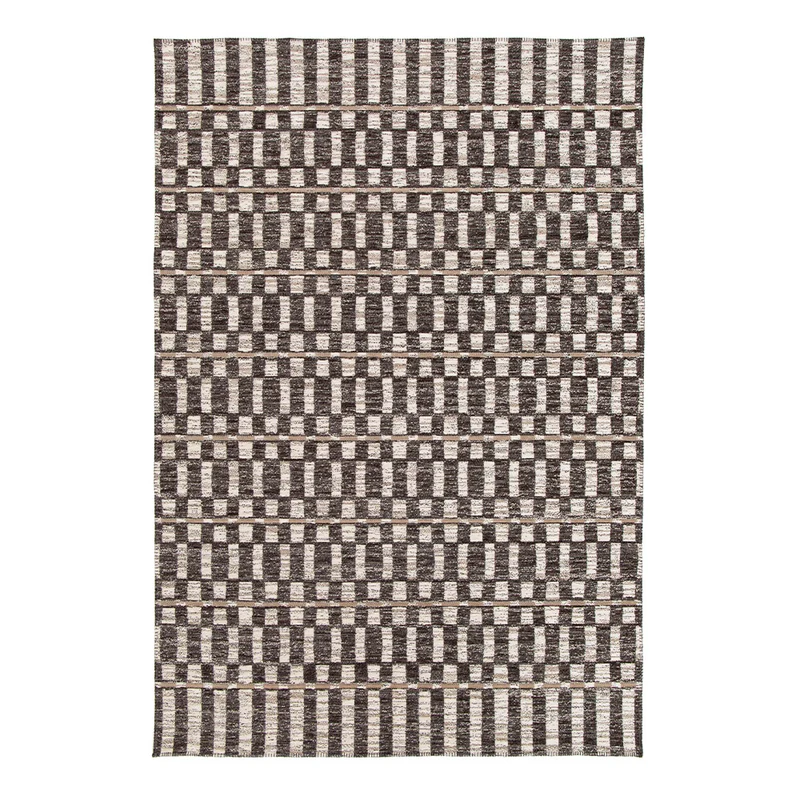 Tapete marrón con un diseño extraordinario de estilo moderno (Groove 1008-850)