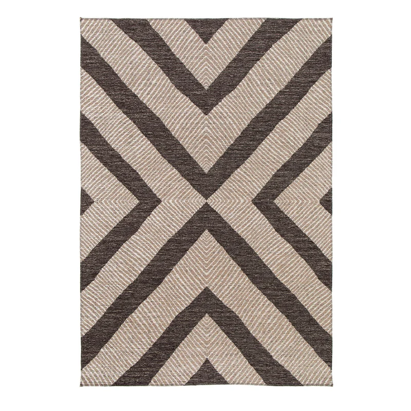 Tapete marrón texturizado de estilo elegante (Groove 1007-850)