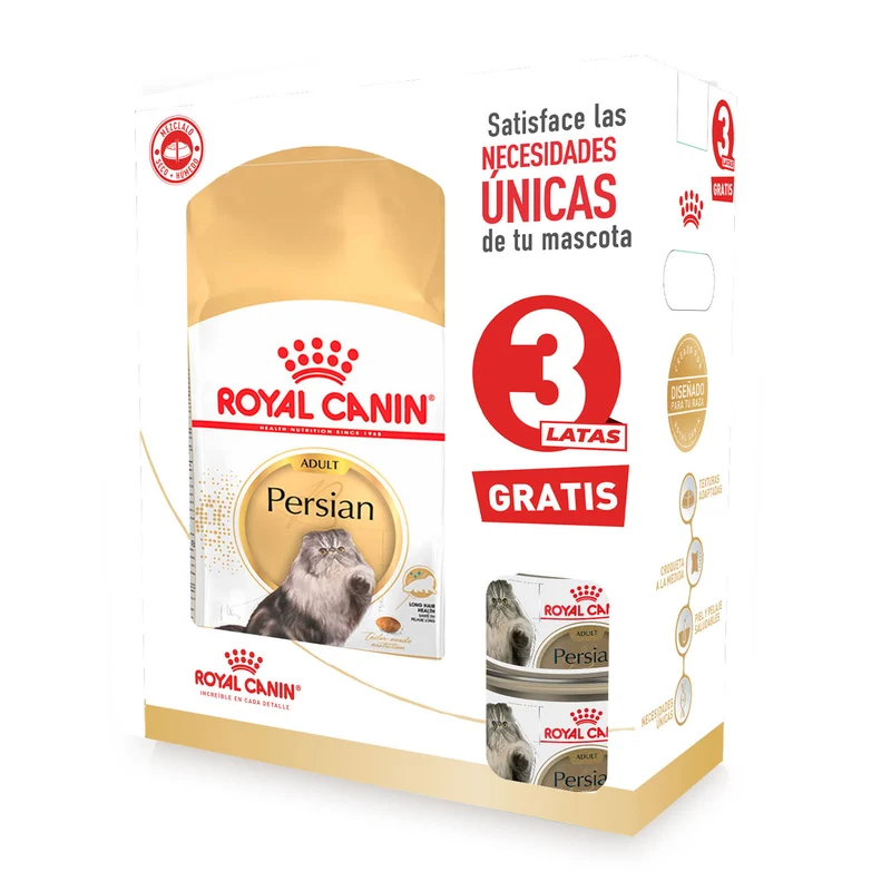 Of Royal Persian Adulto + 3 Latas Pers