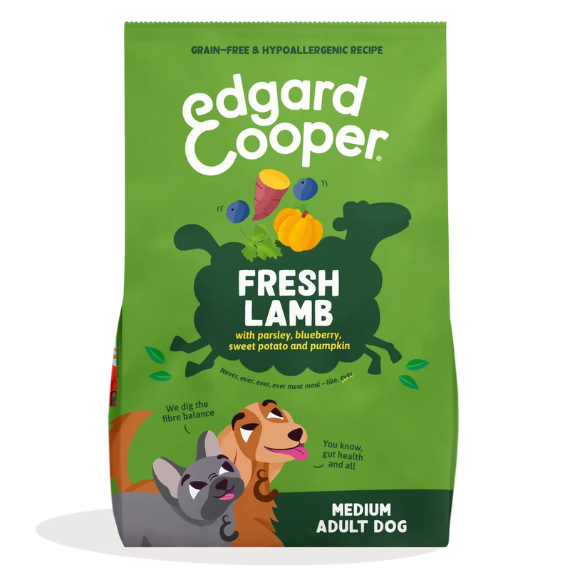 Edgard Cooper - Cordero - Pienso monoproteico sin cereales para perros adultos