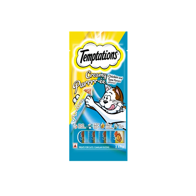 Temptations Creamy 48 g - Snack Cremoso para Gatos Adultos