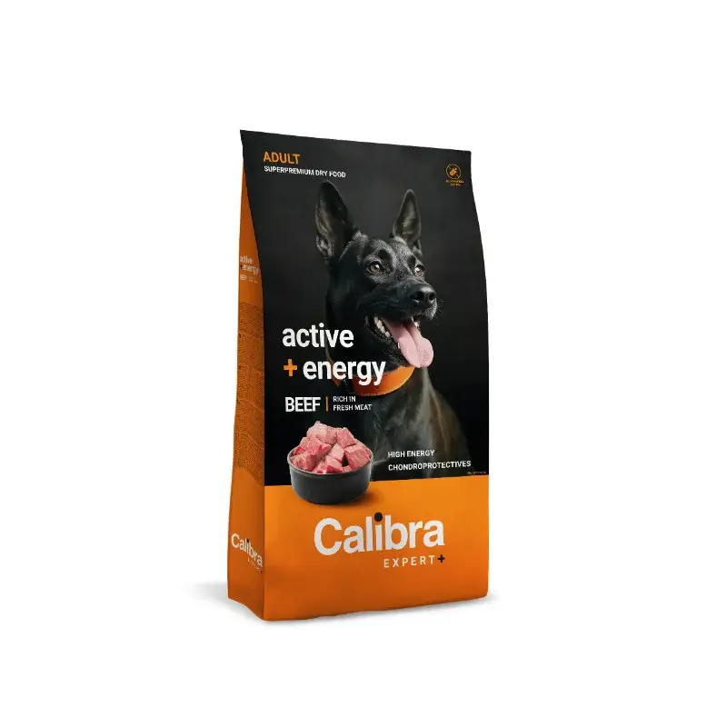 Calibra Dog Expert+ Adult Active & Energy Ternera Pienso 12Kg