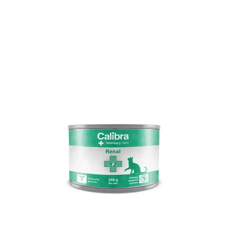 Calibra Vet Diet Alimento Húmido Renal para Gatos 6X200Gr