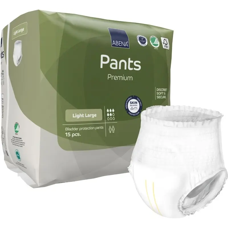 Abena Pants Premium Light Talla L, 15 unidades