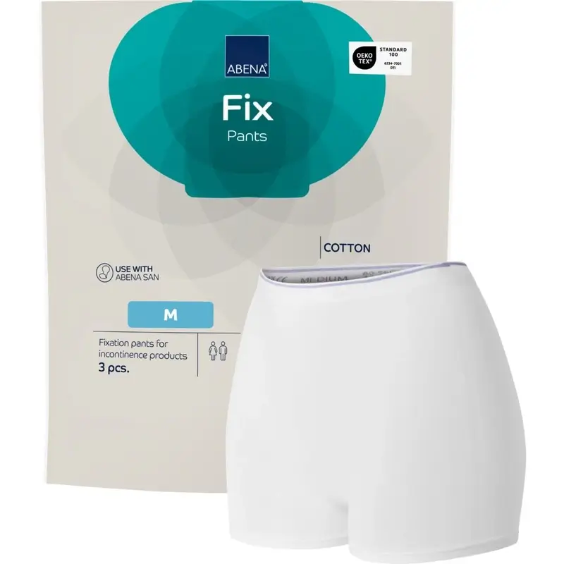 Abena Fix Braga De Fijación De Algodón Talla M, 10 unidades