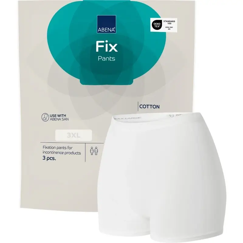 Abena Fix Braga De Fijación De Algodón Talla 3Xl, 10 unidades