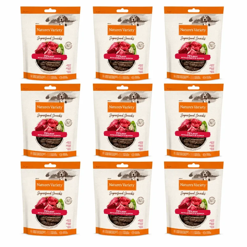 Nature'S Variety Snack Nvd Delibars Spfood Sncks Beef 0,070Kg, 9 x 70 gr