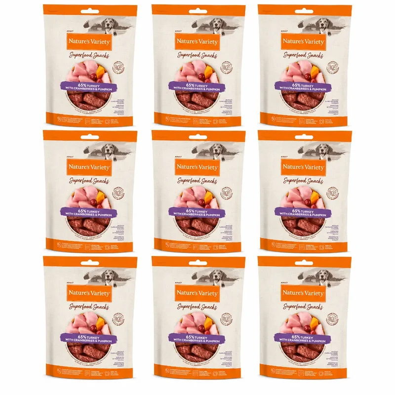 Nature'S Variety Snack Nvd Delibars Spfood Snk Turkey 0,070Kg, 9 x 70 gr
