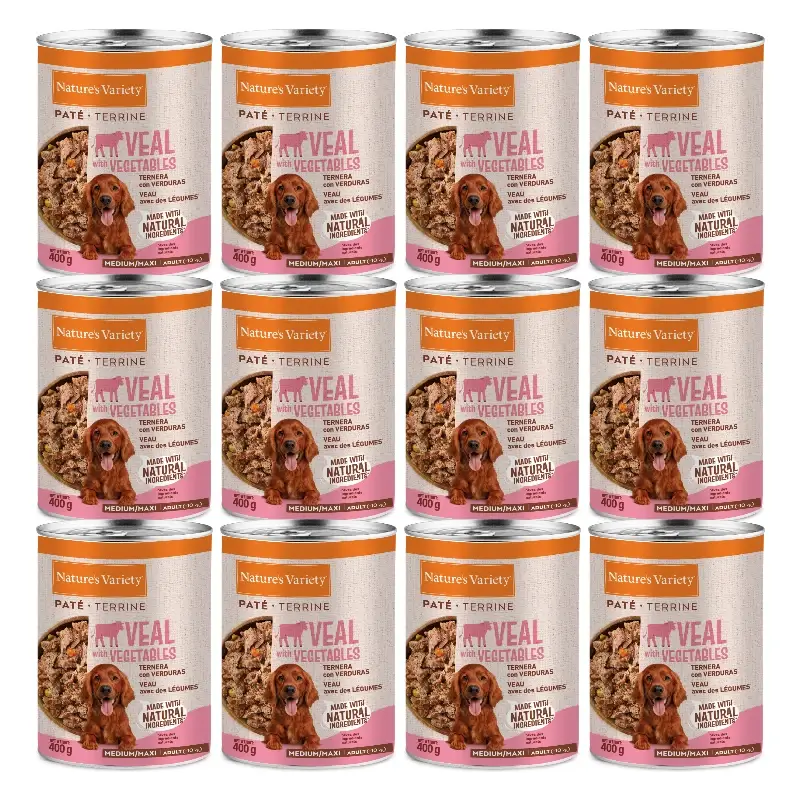 Nature'S Variety Comida Húmeda Para Perros, Medium, Con Aves, Single Serve, 12 x 400 gr