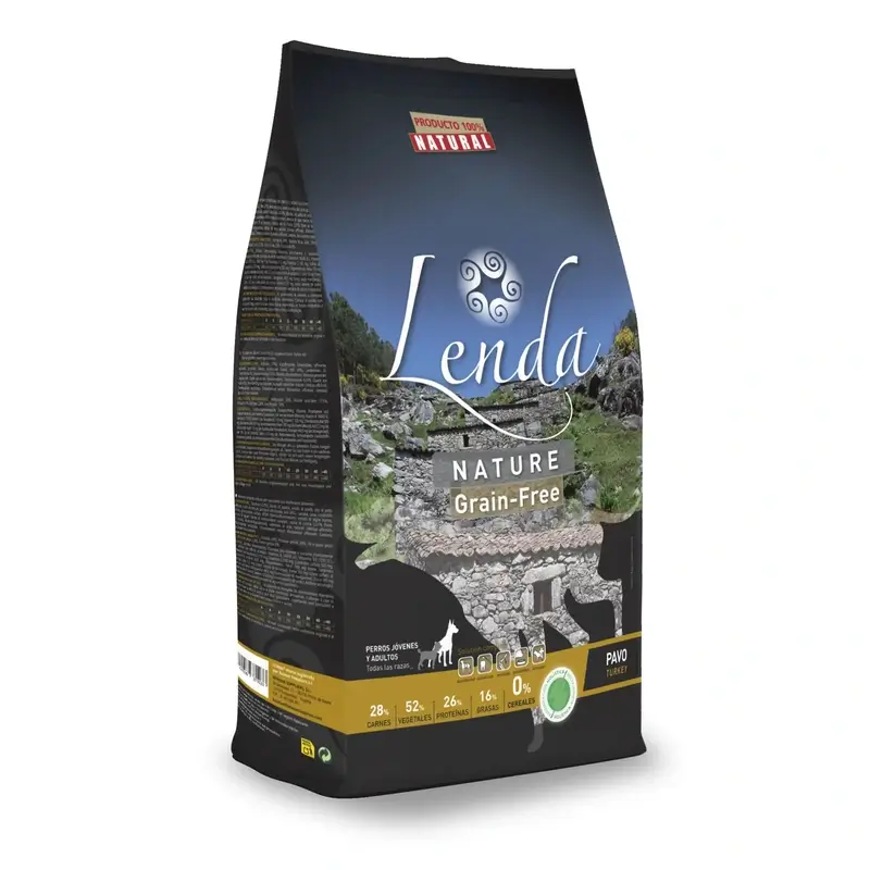 Lenda Dog Nature Sem Grãos Peru, 3 kg